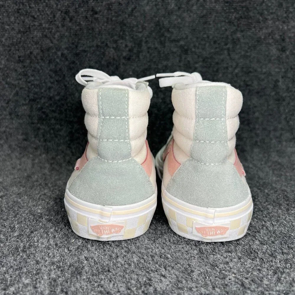 Vans Sk8-Hi Pro Washout Sneakers Men's 8.5 Green Pink Athletic Retro Skate Shoes - Picture 6 of 13